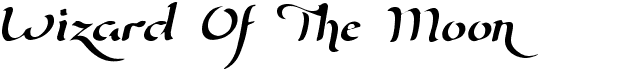 preview image of the Wizard Of The Moon font