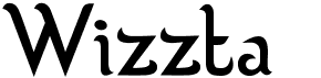 preview image of the Wizzta font
