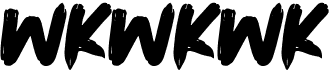preview image of the Wkwkwk font