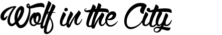 preview image of the Wolf in the City font