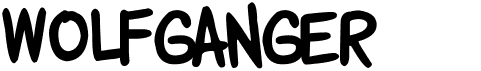 preview image of the Wolfganger font