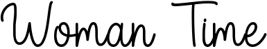 preview image of the Woman Time font