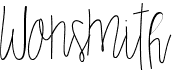 preview image of the Wonsmith font