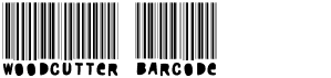 preview image of the Woodcutter Barcode font