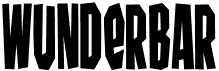 preview image of the Wunderbar font