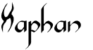 preview image of the Xaphan font