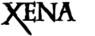 preview image of the Xena font