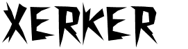preview image of the Xerker FW font