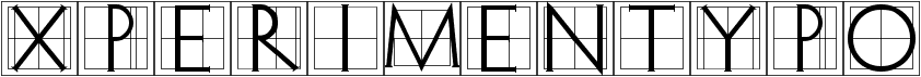 preview image of the XperimentypoThree font