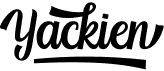 preview image of the Yackien font