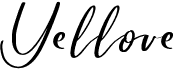 preview image of the Yellove font