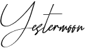 preview image of the Yestermoon font