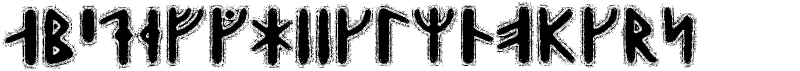 preview image of the Yggdrasil Runic font