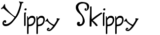 preview image of the Yippy Skippy font