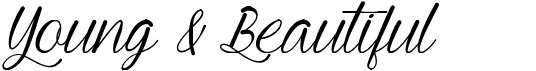 preview image of the Mf Young & Beautiful font