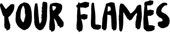 preview image of the Your Flames font