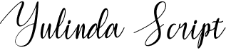 preview image of the Yulinda Script font
