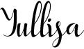 preview image of the Yullisa Script font