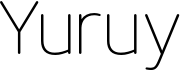 preview image of the Yuruy font