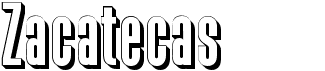 preview image of the Zacatecas font