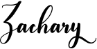 preview image of the Zachary font
