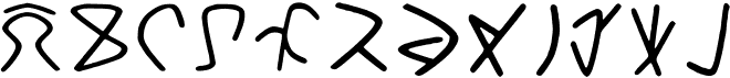 preview image of the Zaglimydi font