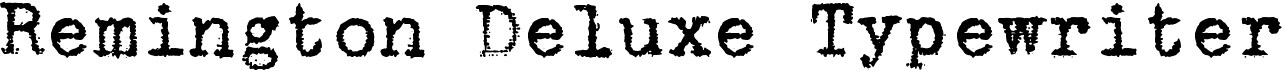 preview image of the zai Remington Deluxe Typewriter font