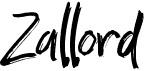 preview image of the Zallord font