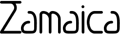preview image of the Zamaica font