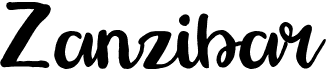 preview image of the Zanzibar font