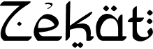 preview image of the Zekat font
