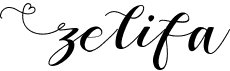 preview image of the Zelifa font
