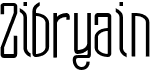 preview image of the Zibryain font