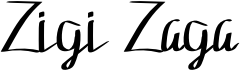 preview image of the Zigi Zaga font