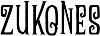 preview image of the Zukones font