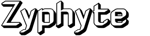 preview image of the Zyphyte font
