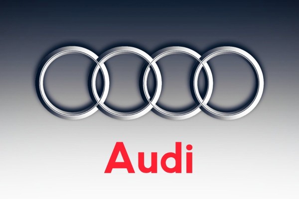 Audi font in use