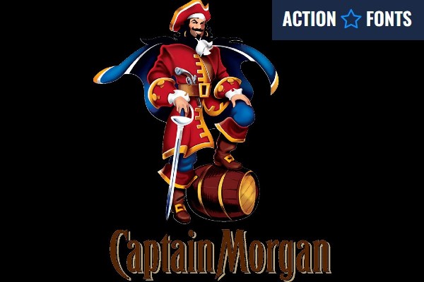 Captain Morgan font in use