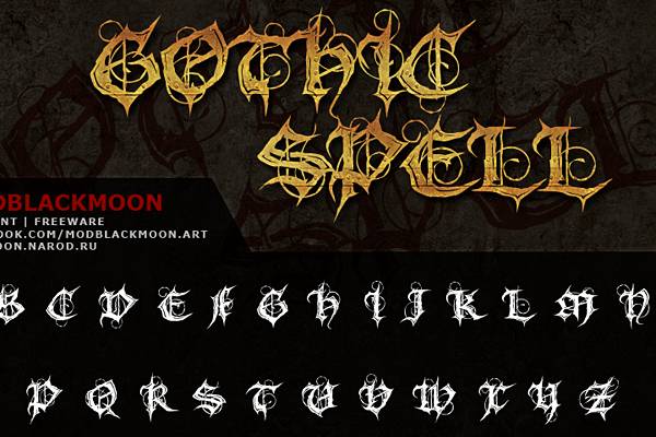 Gothic Font Generator in use