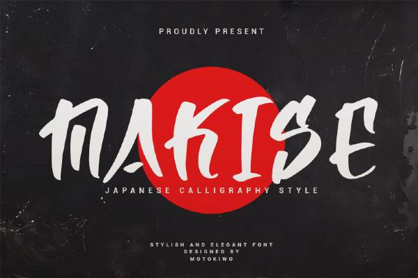 Japanese Calligraphy Font Generator