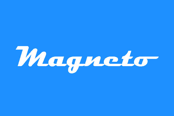 Magneto font in use