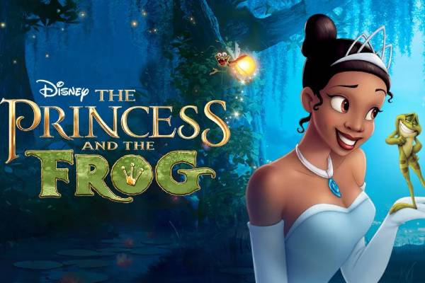 Princess And The Frog font in use