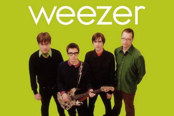 Weezer font in use