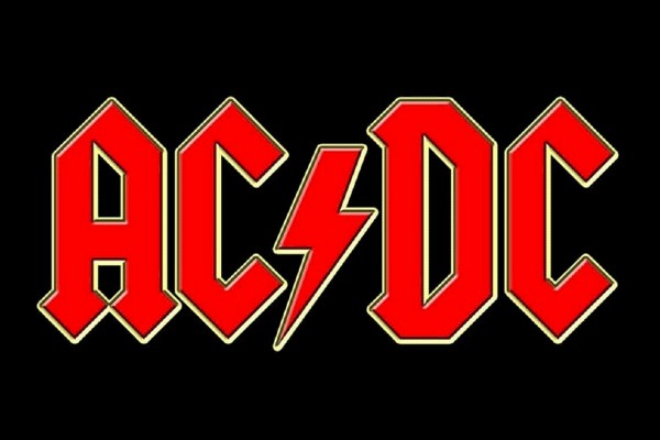 image of the official AC DC font