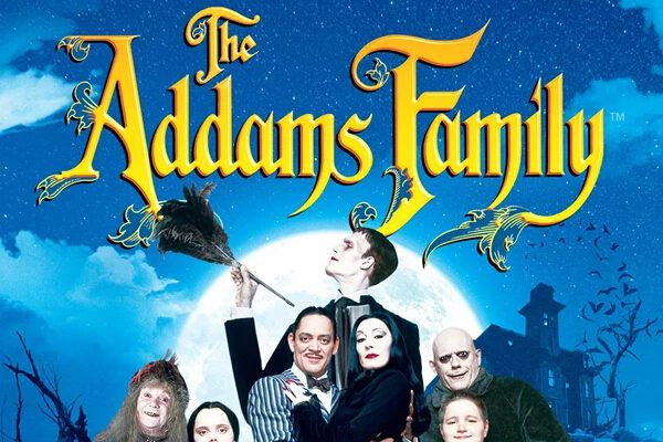 image of the official Addams Family font