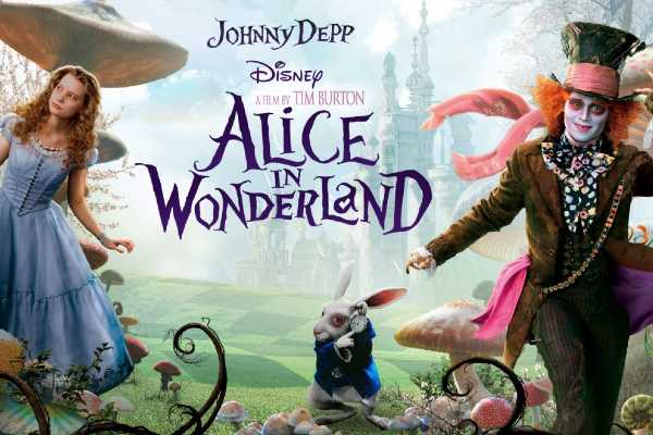 image of the official Alice In Wonderland font