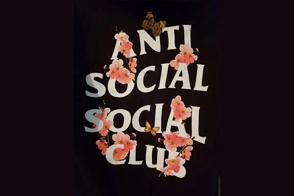image of the official Anti Social Social Club font
