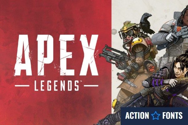 image of the official Apex Legends font