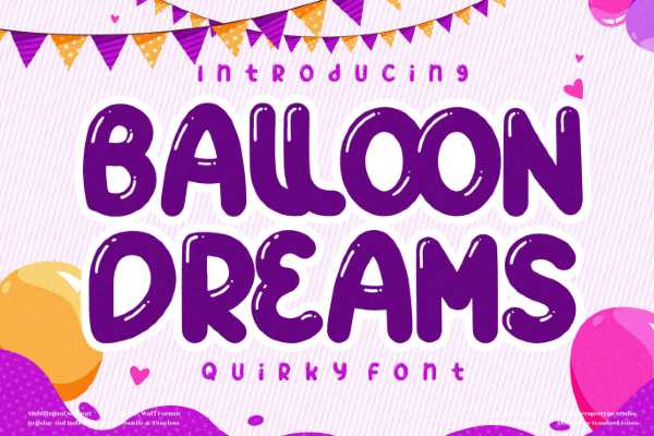 image of the official Balloon Font Generator