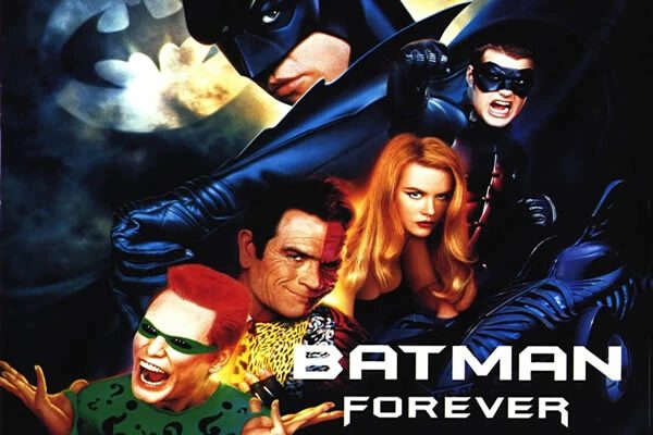 image of the official Batman Forever font